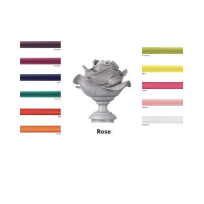 Pole with Rose Finials