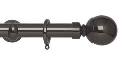 Neo Black Nickel Ball Metal Pole
