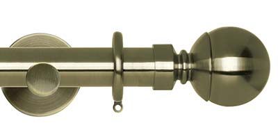 Neo Ball Spun Brass Effect Pole