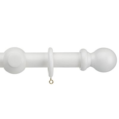 Universal White wooden pole