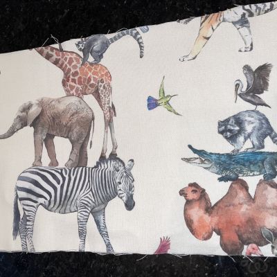 Animal Kingdom fabric remnant - Prestigious Textiles