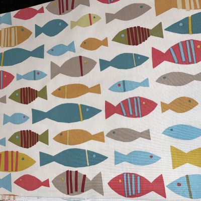 Fish fabric remnant