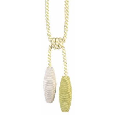 Jazz Lime/Cream double skittle tieback