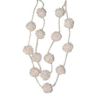 Opus pompom tieback Pearl