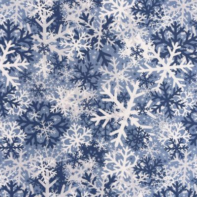 Camo Snowflake Blue