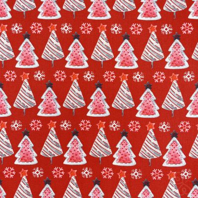 Christmas Trees Red