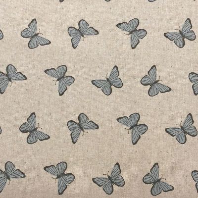 Linen Butterflies Blue