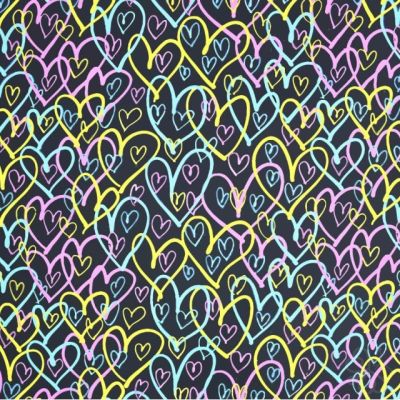 Cotton Hearts Scribbles