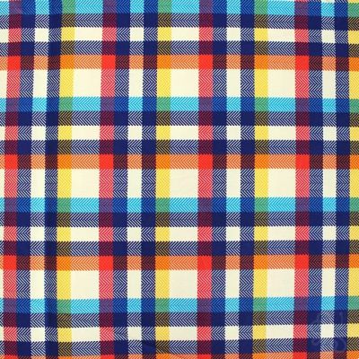 Digital Cotton Tartan Orange