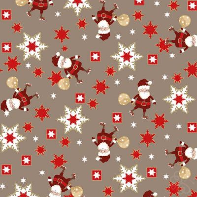 Christmas Santa Snowflake