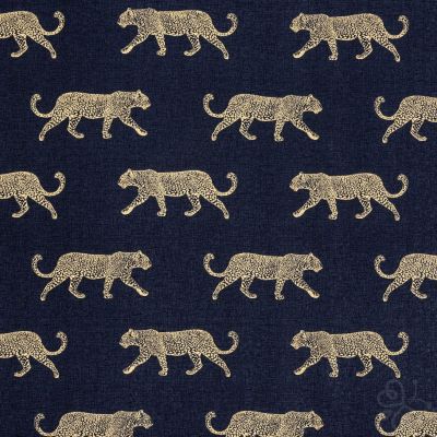 Leopard Panama Indigo