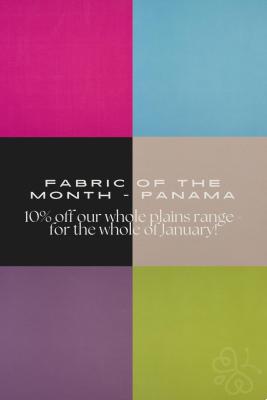Fabric of the Month: Panama Plains &ndash; Big January Savings!
